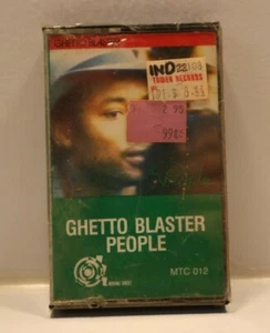 1985 Ghetto Blaster People Cassette Tape New Sealed Afro Beat! Blackframe prod  - Imagen 1 de 3