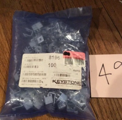 (100) NO.62W5245 Keystone 8196 Pc Screw Terminal - Image 1 of 3