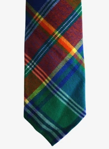 Nueva Corbata POLO RALPH LAUREN Multicolor a Cuadros 100% ALGODÓN Hecha a Mano - Imagen 1 de 15