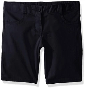 Nautica 146004 Girls' Uniform Bermuda Shorts Navy Blue Sz 14 - Picture 1 of 2