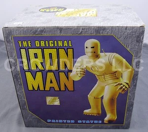 Estatua de porcelana pintada original de Iron Man *Versión dorada* de 10,5" Marvel Limited - Imagen 1 de 6