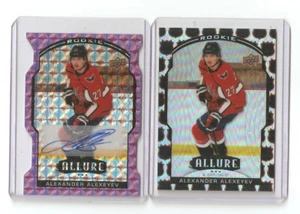 20-21 UD Allure Purple Die-Cut RC Auto.Alexander Alexeyev/10 + Nhl Shield/45 - Picture 1 of 1
