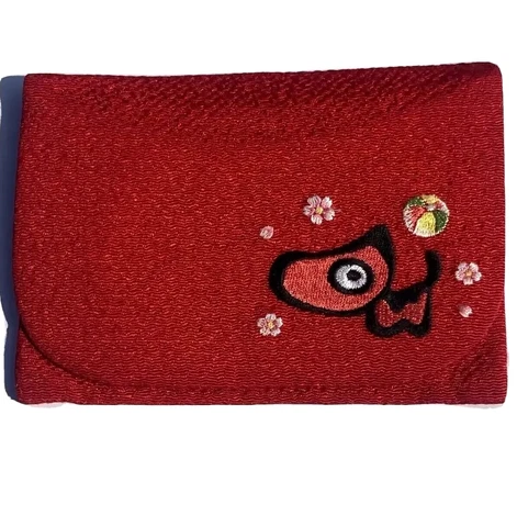 Akabeko Akabee Mirror Aizu wakamatsu Souvenir Omiyage Japan Cherry Blossom Cover