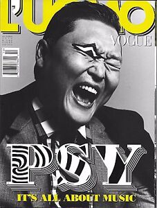 Italian Men's Vogue Magazine Psy Trey Songz Oscar Isaac Austin Brown Xavier Rudd