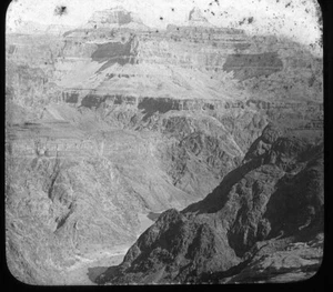 c1900 Grand Canyon Colorado Arizona Birds Eye View Magic Lantern Glass Slide - Picture 1 of 3