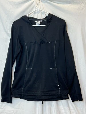 Salomon Medium Hooded Front Pocket Athletic LongSleeve Actitherm Hiking Shirt - Image 1 of 3