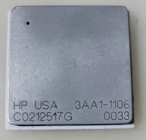 Rare Vintage HP USA 3AA1-1106 Ceramic Processor Gold/Collection - Picture 1 of 2