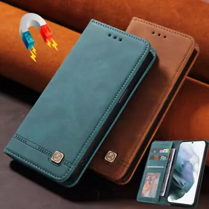 Wallet Leather Case Cover For Samsung Galaxy S25 S24 S23 S22 S21 FE Ultra Plus - Picture 1 of 15