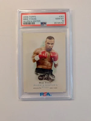 🔥 2006 Topps Allen & Ginter Mike Tyson #301 PSA 10 GEM MINT 🔥 - Image 1 of 2