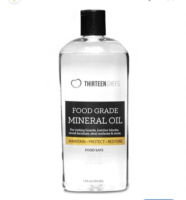 Kitchen Lubricant & Restoration Oil - 12oz Food-Grade Mineral for Butcher Block - Image 1 of 4