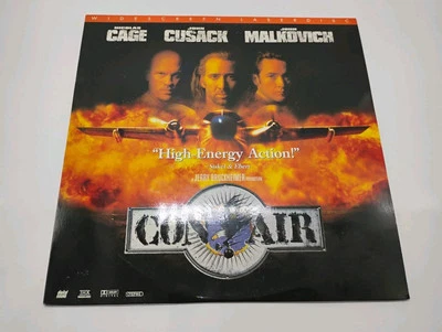 Nicholas Cage, Con Air Laser Disc Extended Widescreen Edition Good Shape  - Image 1 of 4