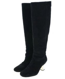 Botas MIU MIU para mujer talla 36 gamuza negra - Imagen 1 de 8