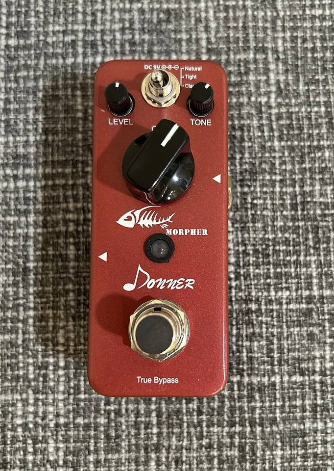 Used Donner Morpher Distortion Guitar Effects Pedal 3 Tone Natural Tight Classic - Image 1 of 3