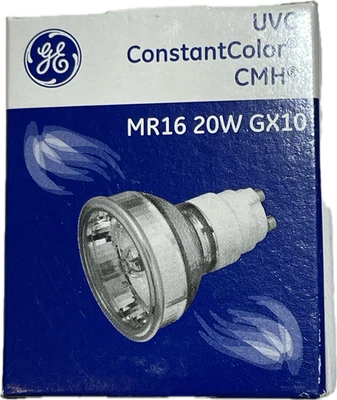 CMH20MR16/830/FL  20W Ceramic Metal Halide MR16 Flood Lamp 3000K - GE 85110 - Image 1 of 4