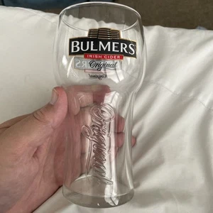 Vaso de cerveza Bulmers Irish Cider Pint, en relieve, excelente estado sin daños. - Imagen 1 de 11