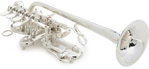 Yamaha YTR-988 Custom Series Bb/A Rotary Piccolo Trumpet - Silver-plated - Picture 1 of 11