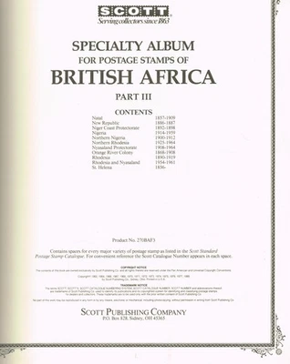 British Africa Vol 3 and Vol 4 in a Scott Binder with majority VFNH Mint - Image 1 of 4