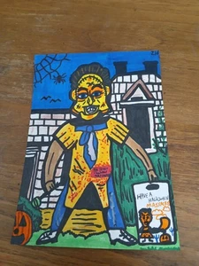 Zeichnung Texas Kettensäge Massaker Leatherface Ben Cooper Halloween Kostüm Süßigkeiten  - Bild 1 von 1