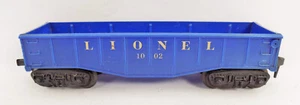 O SCALE / LIONEL / BLUE GONDOLA / LIONEL 1002 / FREIGHT CAR / COLLECTIBLE - Picture 1 of 5