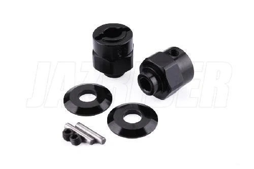 Jazrider Aluminum 5mm Wider Hex Wheel Hub Adapter Set For Axial Racing Wraith - Image 1 of 1