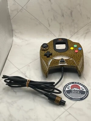 Dreamcast  DC Controller Wood Grain HKT-7700 Dream Point Bank SEGA DC Tested JP - Image 1 of 4