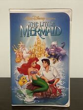 Disney The Little Mermaid (VHS, 1989, Black Diamond Edition)  Used Cond Banned 