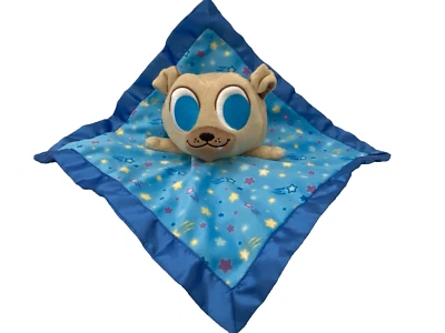 Disney ~ Lovey Rolly Pug Security Blanket Tan Puppy Dog Pals Jingle Head Soother - Image 1 of 4