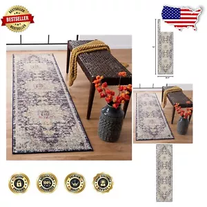 Elegant Black & Gold 2'2" x 6' Runner Rug - Madison Collection, Easy Maintenance - Picture 1 of 10