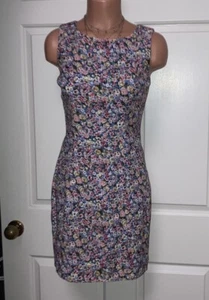 Vintage Moda International floral Junior 4 Rayon Dress - Picture 1 of 18