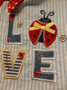 LITTLE LASS BABY "LOVE" 3PC SHORT SET with HEADBAND  NEW 18 MONTH - Picture 1 of 9