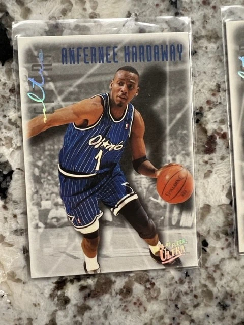 1996-97 FLEER ULTRA EFFORT INSERT CARD ORLANDO MAGIC ANFERNEE HARDAWAY #141 - Image 1 of 1