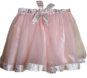 Disney Parks Authentic Original Skirt girls pink tutu Layered Bow Pull On Large - Picture 1 of 7