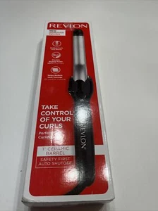 Revlon 1” Ceramic Barrel Curling Iron, Medium Curls And Waves 30 Heat Settings - Picture 1 of 5