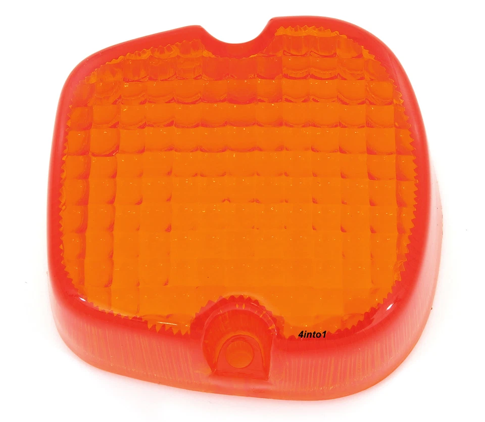Honda Turn Signal Lens - 33402-428-671 - Amber - XL125 XL185 XL250 XL500 FT500 - Image 1 of 1
