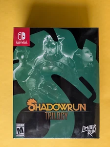 Switch Limited Run #163: Shadowrun Trilogy Collector's Edition SEALED NEW UNOPEN - Picture 1 of 2