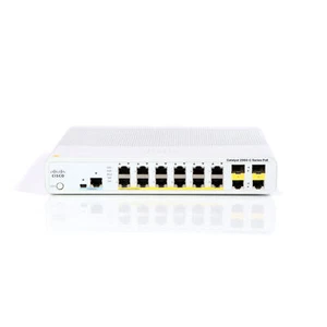 Commutateur Cisco WS-C2960C-12PC-L - 12 ports - géré TVA incluse - Photo 1/4
