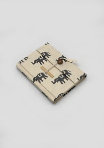 Diario de viaje de papel lokta impreso en elefante - Imagen 1 de 3