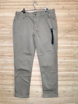 Jean de Viaje Banana Republic Hombres 34x30 Marrón Caqui Denim Calce Atlético Nuevo con Etiquetas Foto 1 de 4