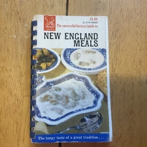 Vintage 1966 New England Meals Cookbook - Picture 1 of 8