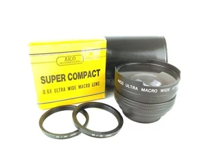 AICO Japan Ultra Macro Wide 0.6x Conversion Lens & Adapter Rings - Picture 1 of 4