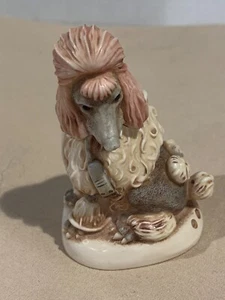 Harmony Kingdoms Beau Brummwll Poodle Dog 2000 Trinket Box Made in England - Picture 1 of 9