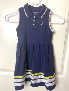Girls Nautica Navy Blue Dress - Youth Size 6, EUC - Picture 1 of 3
