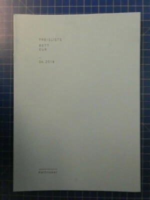 Kettnaker - Preisliste Bett 2018 H-10015 - Bild 1 von 4