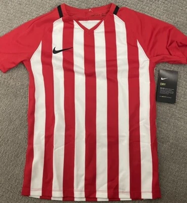 Camiseta Nike Division III, roja/blanca/negra, juvenil talla mediana 894102-658 Foto 1 de 4