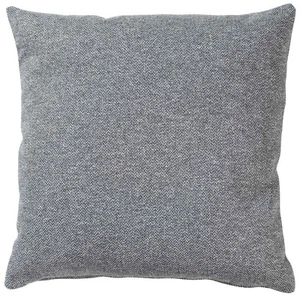 Cojín clásico de tweed espiga en gris piedra. Cubierta cuadrada 17x17" - Imagen 1 de 4