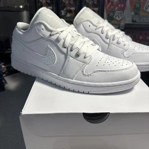 Air Jordan 1 Low Triple White Neu WMNS Gr. 11,5 mit Originalkarton 🔥🔥🔥🔥 - Bild 1 von 8