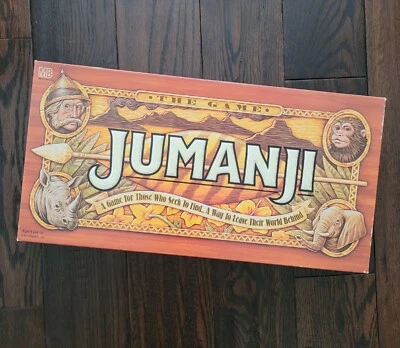 Juego de Mesa JUMANJI VINTAGE 1995 Milton Bradley Company JUEGO COMPLETO Foto 1 de 4