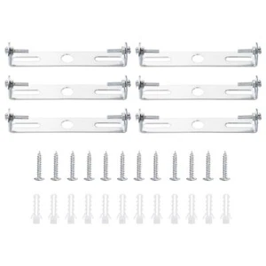 6pcs Ceiling Light Plate 104x18x17mm Chandelier Fixture Mounting Bracket - Picture 1 of 6