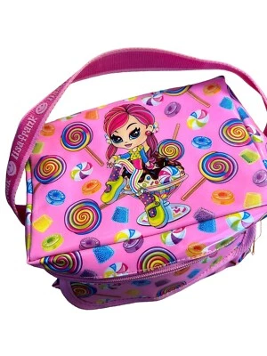 Bolsa de Maquillaje Lisa Frank Cherri Candy Girl Sundae De Colección Difícil de Encontrar Foto 1 de 4
