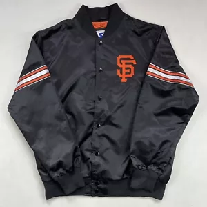 San Francisco Giants Starter Button Up Training Jacket Fall 2019 Black XL - Picture 1 of 12